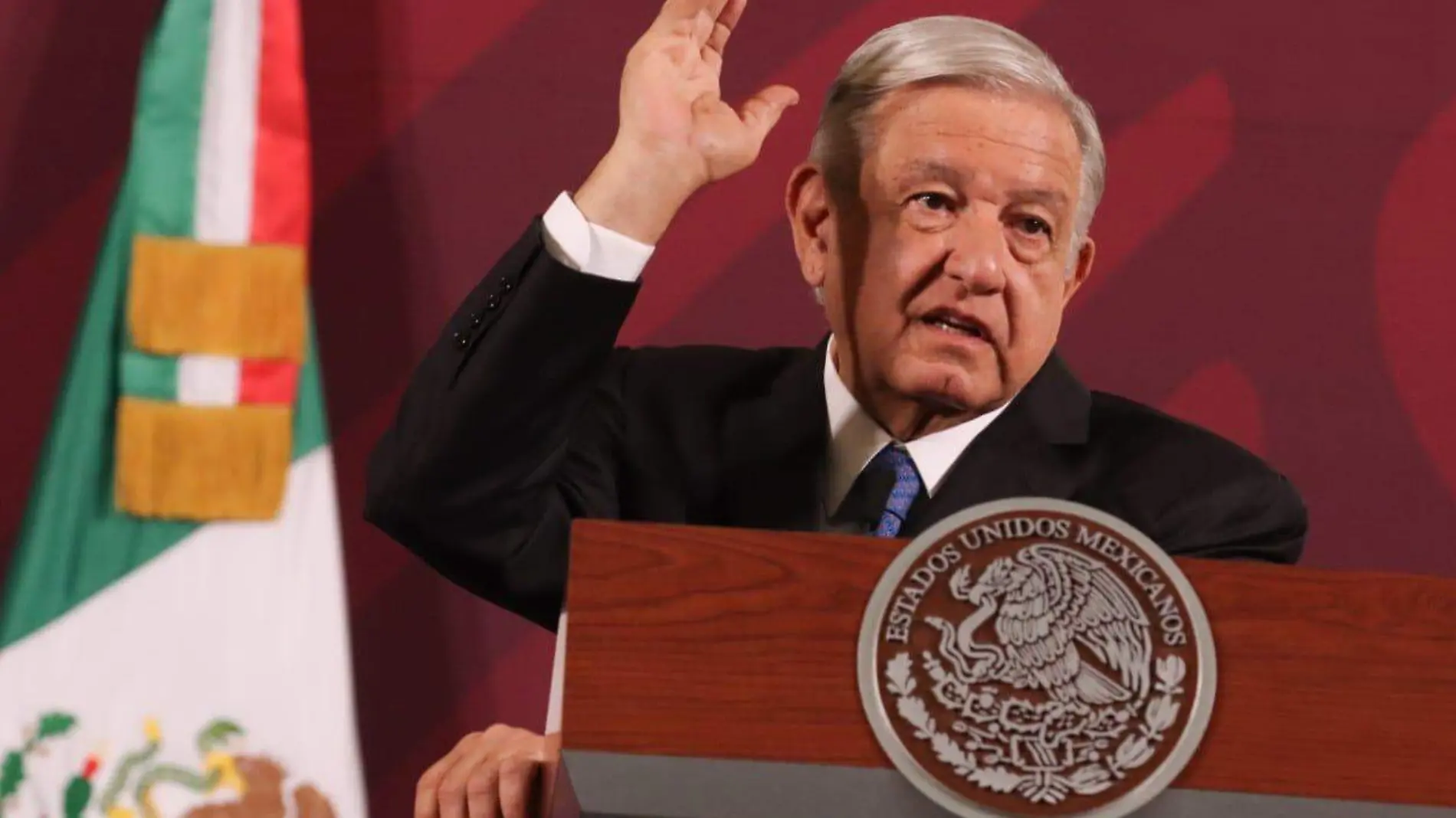 Andrés Manuel López Obrador en el Palacio Nacional. Foto Romina Solis:EL SOL DE MÉXICO